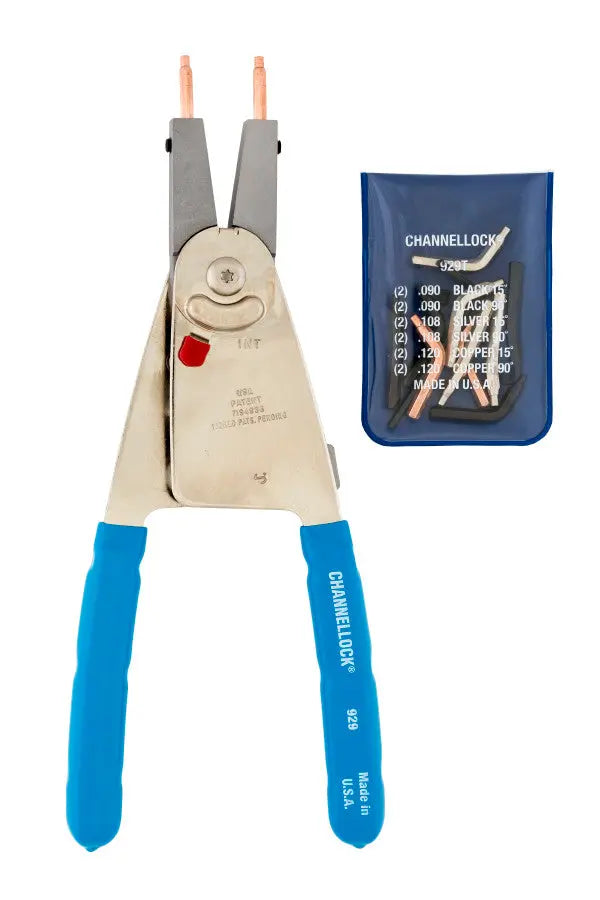 Channellock Convertible Retaining Ring Plier, 10 in - CL 929 Pliers Channellock