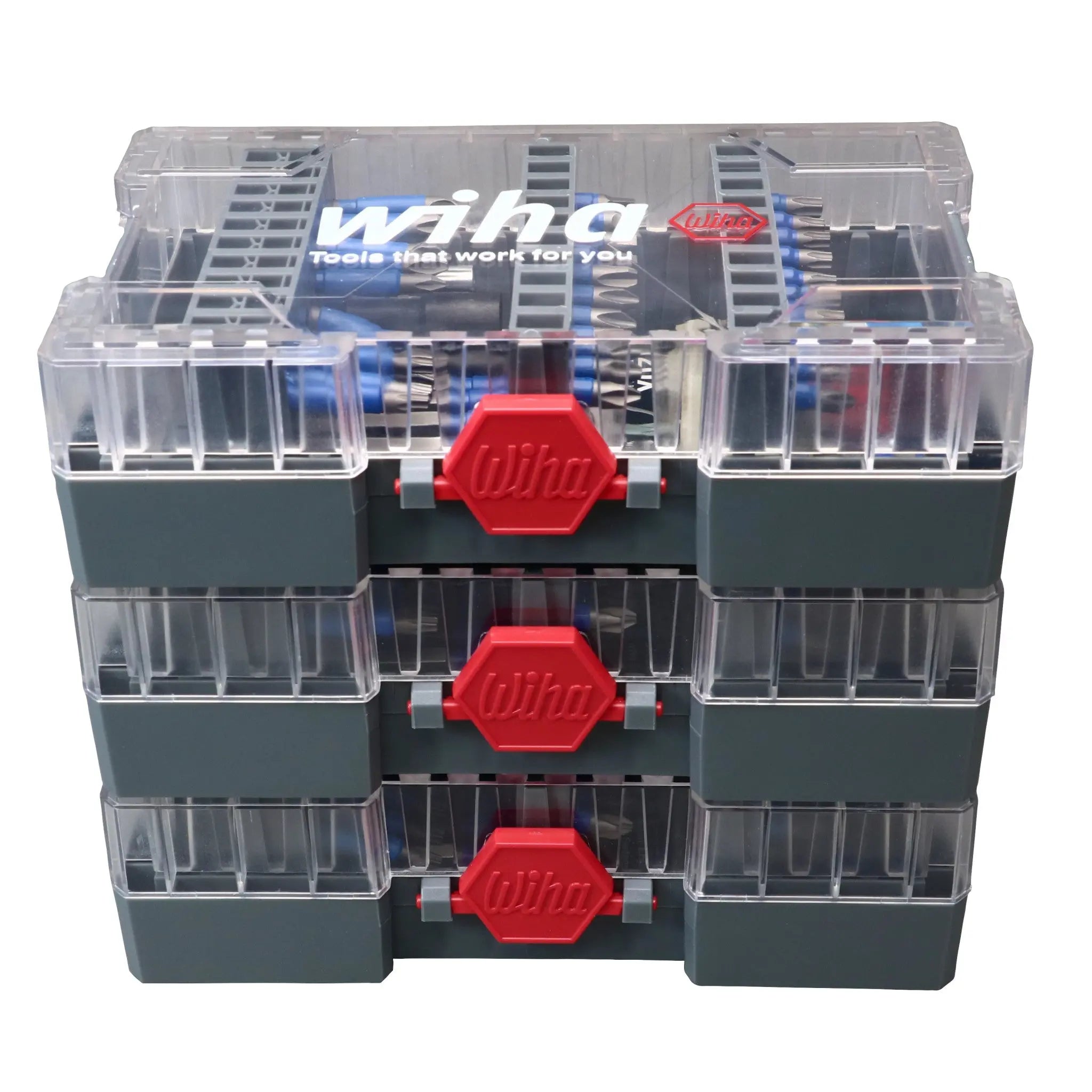 Wiha Set of 40 Terminator Blue Impact Bit - WI 70297 Wiha