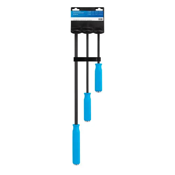 Channellock Set of 3 Curved Strike Cap Professional Pry Bars, 12, 17, 25 in - CL PRY-3C Channellock