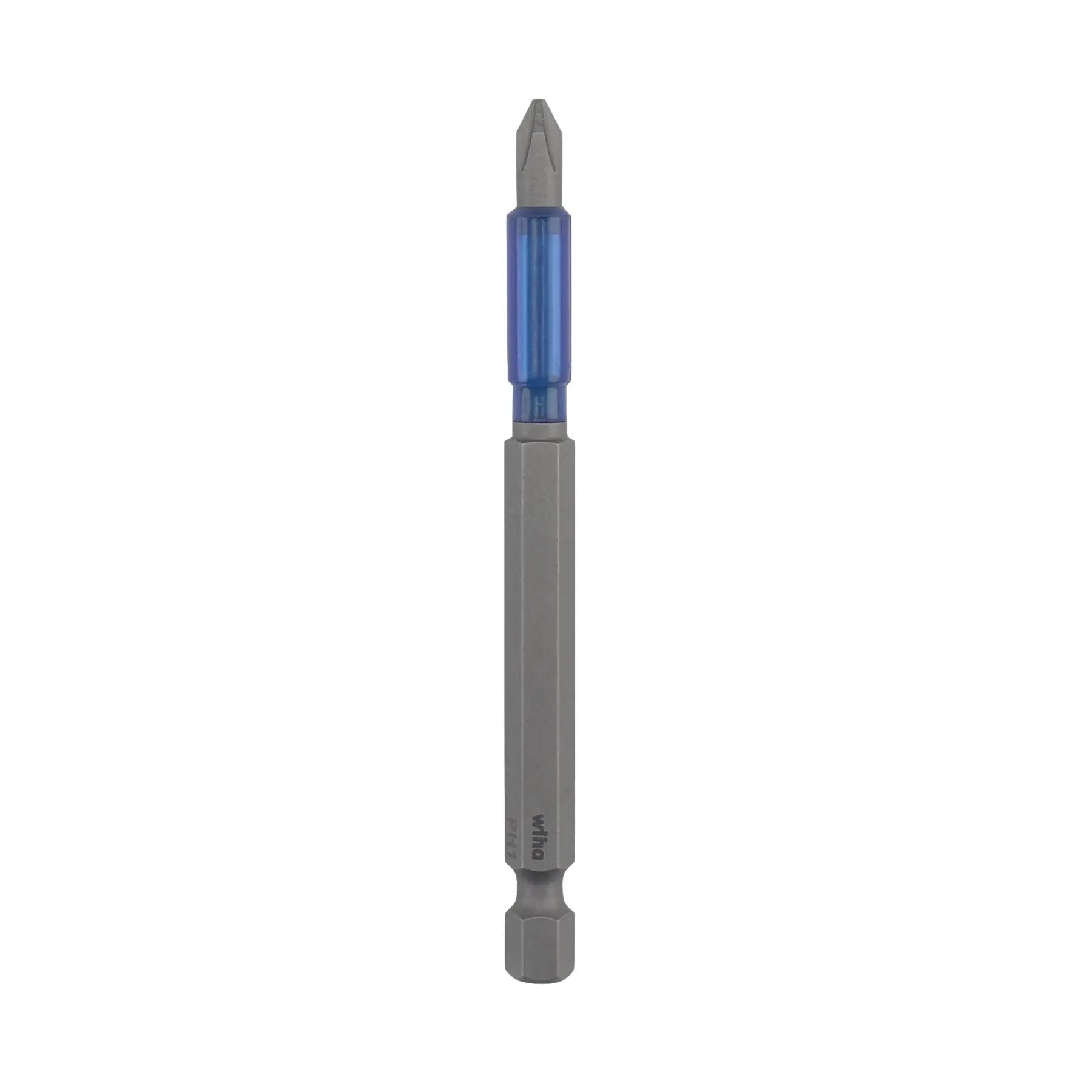 Wiha Set of 2 TerminatorBlue Phillips Impact Bits, PH1, 3.5 in Length - WI 70301 Wiha