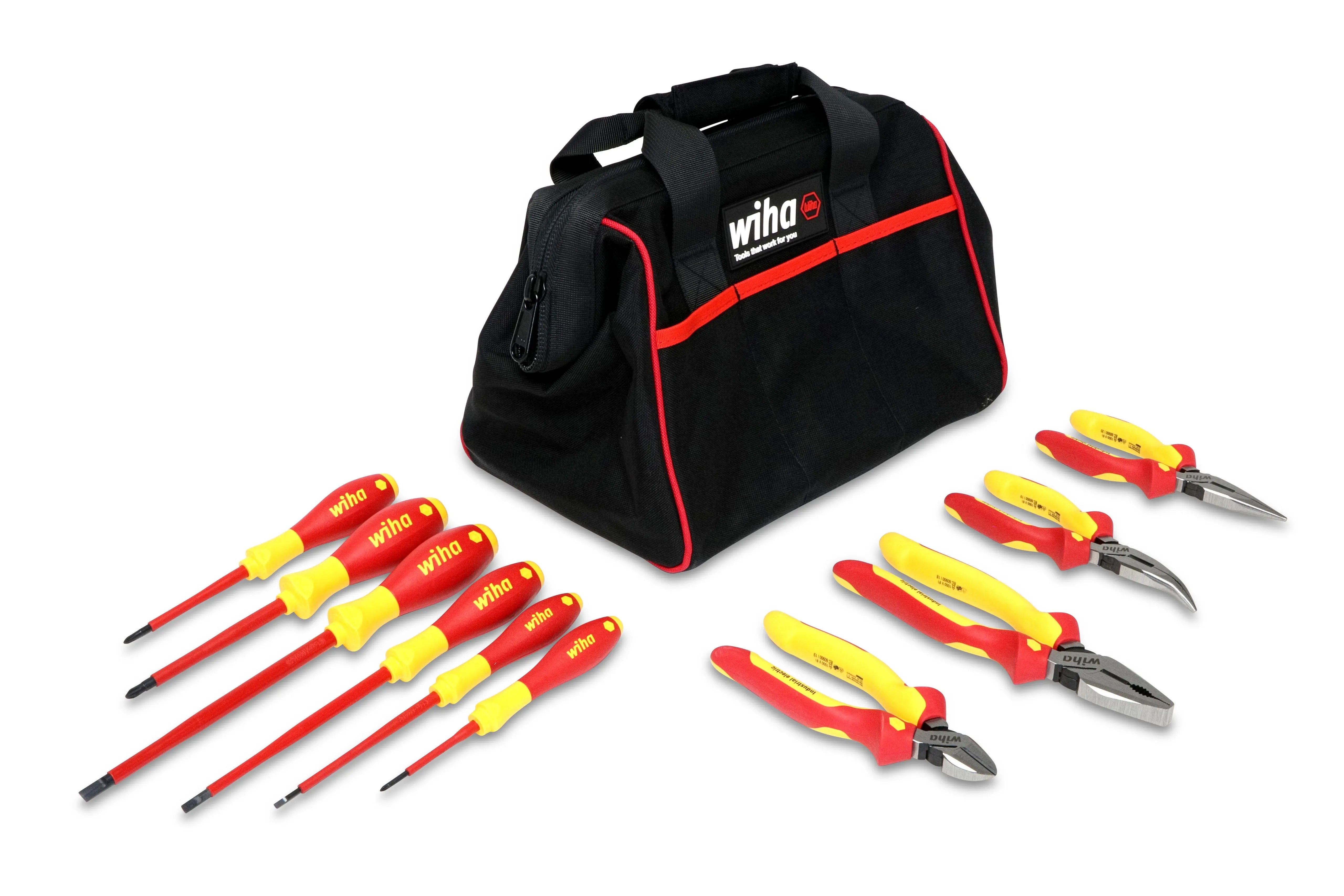 Wiha 32892, Insulated Pliers/Cutters & Drivers Set Wiha