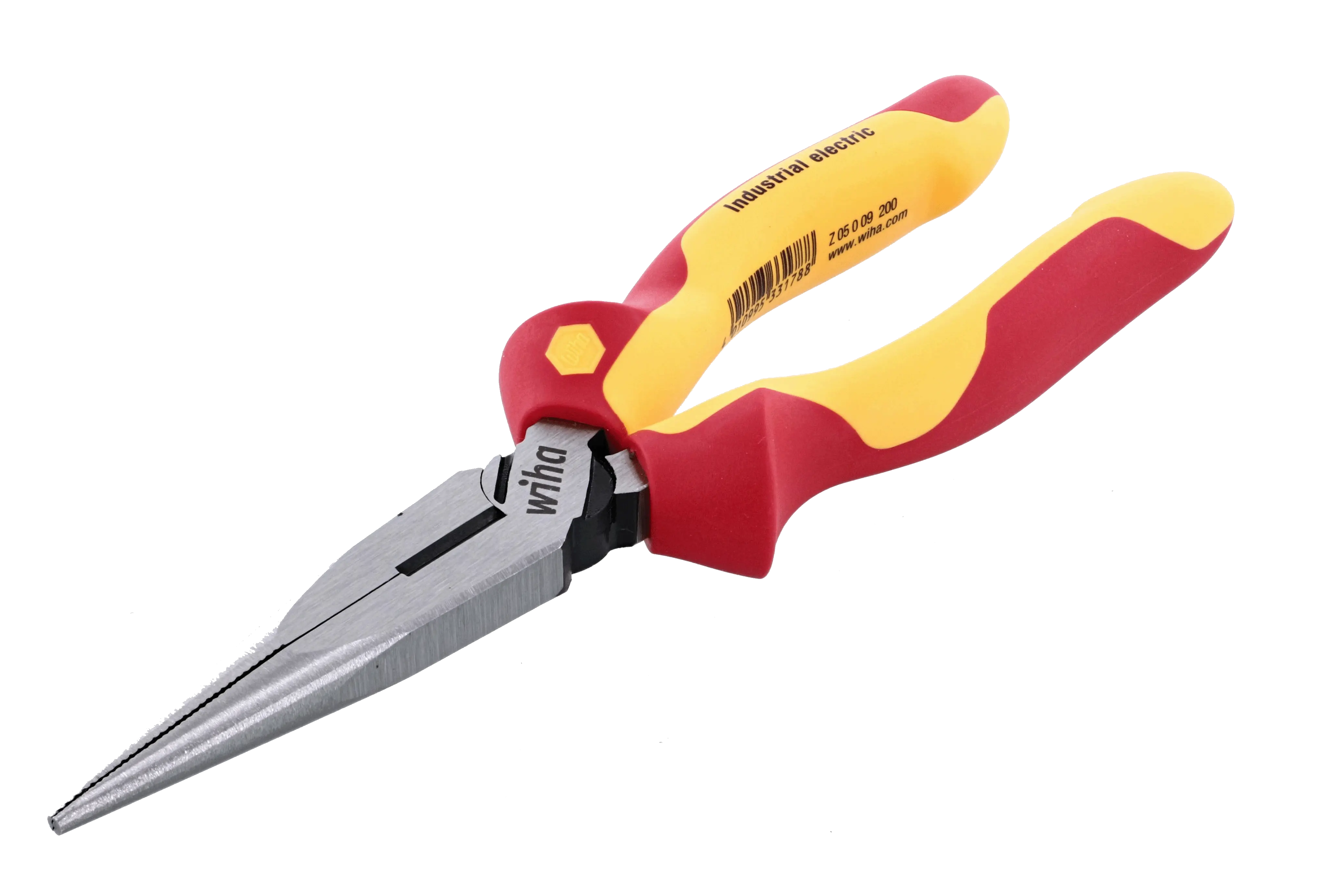 Wiha Insulated Bent Plier with Cutter, 200mm - WI 32905 Wiha