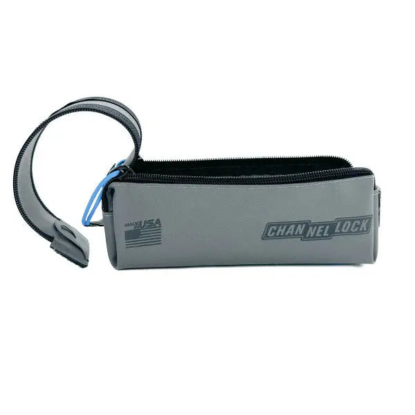 Channellock Grey Fused Cordura Premium Dual Zip Pouch with Laserlock Fabric - CL ZPS2G Zip Pouch Channellock