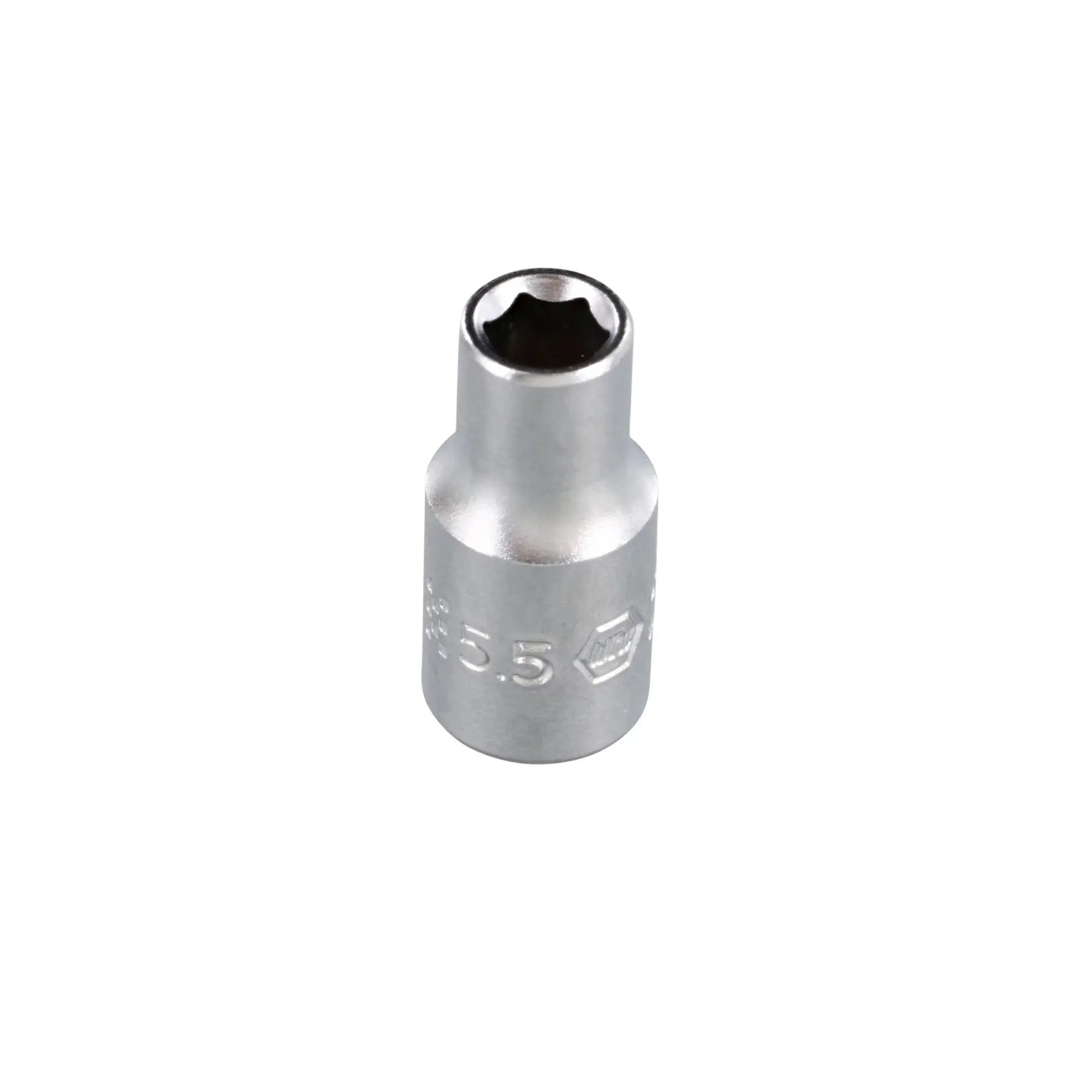 Wiha 33318, 1/4" Drive Socket, 6 Point, 5.5mm Wiha