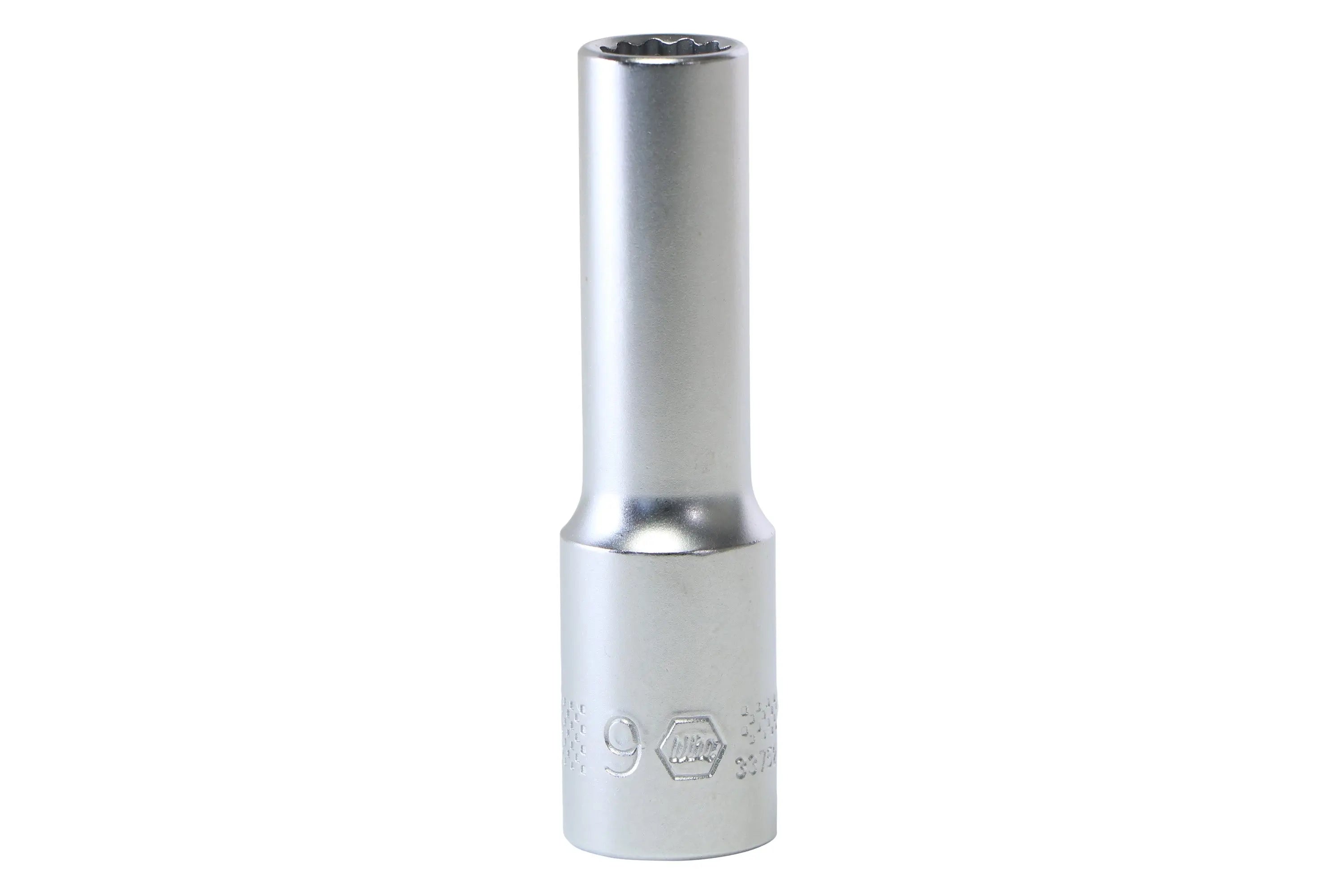 Wiha 33752, 3/8" Drive Deep Socket, 12 Point, 9.0mm Wiha