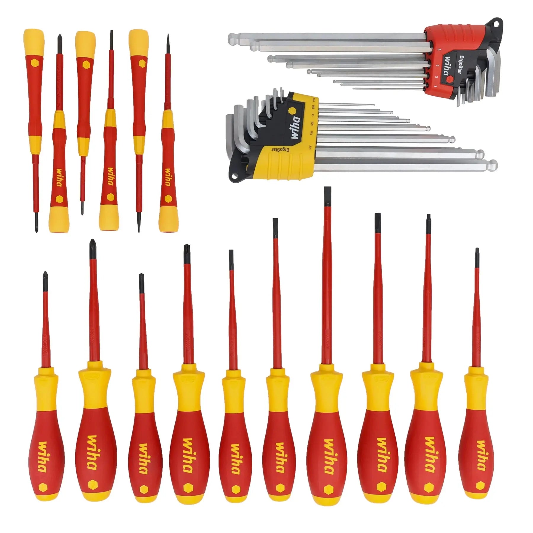 Wiha Set of 59 Insulated Electrician's Master Tool Kit with Heavy Duty Backpack - WI 91872 Wiha