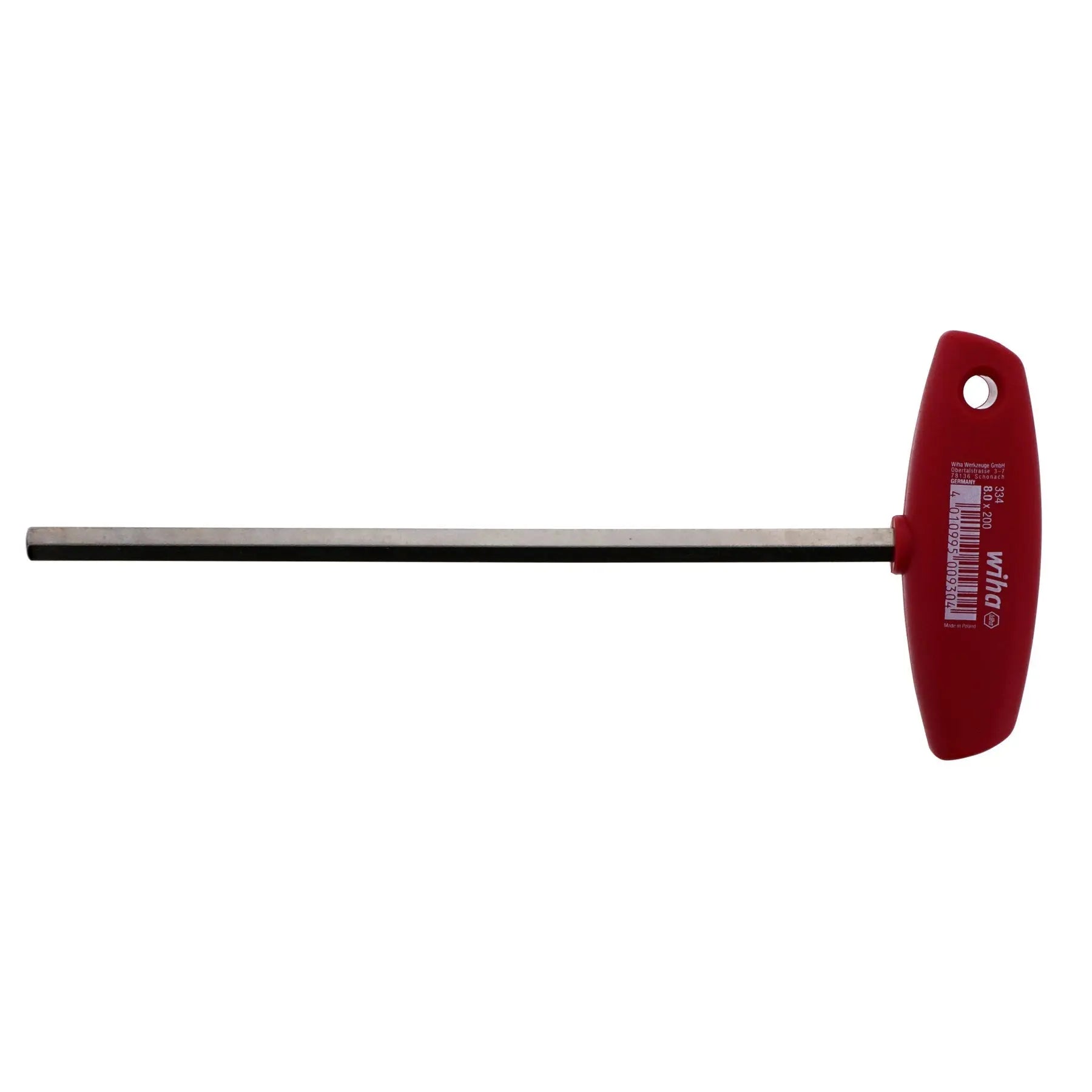Wiha 33423, Hex Metric T-Handle 8.0mm Wiha
