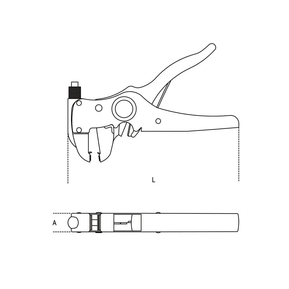Beta Tools (Article# 1148A) Wire Stripping Plier, Self-Adjustable with Cutting Device - BT 11480100 Beta Tools