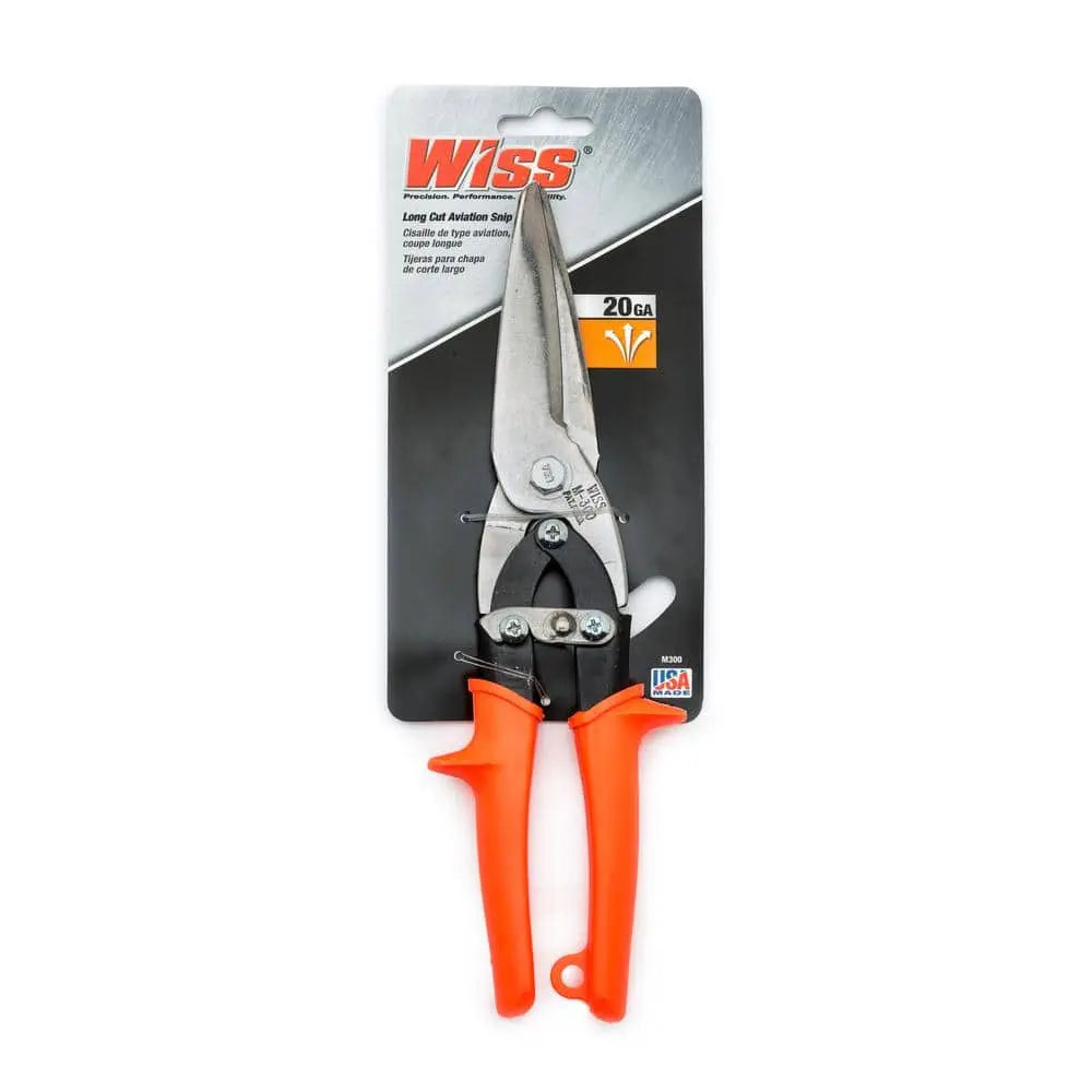WISS Straight Long Cut Aviation Snip, 10-1/2 in - GW M300N-06 WISS