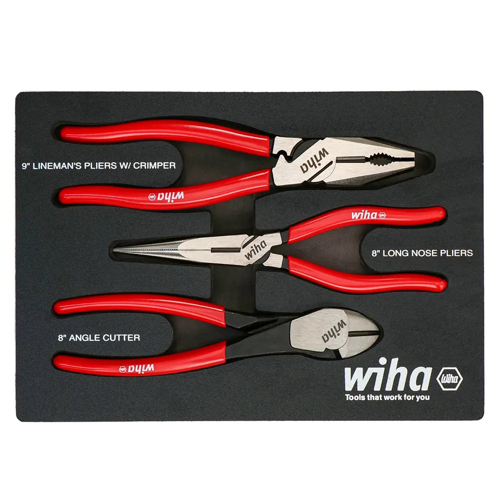 Wiha Empty Foam Tray for 5 Piece Waterpump/Auto Pliers - WI 93036 Wiha