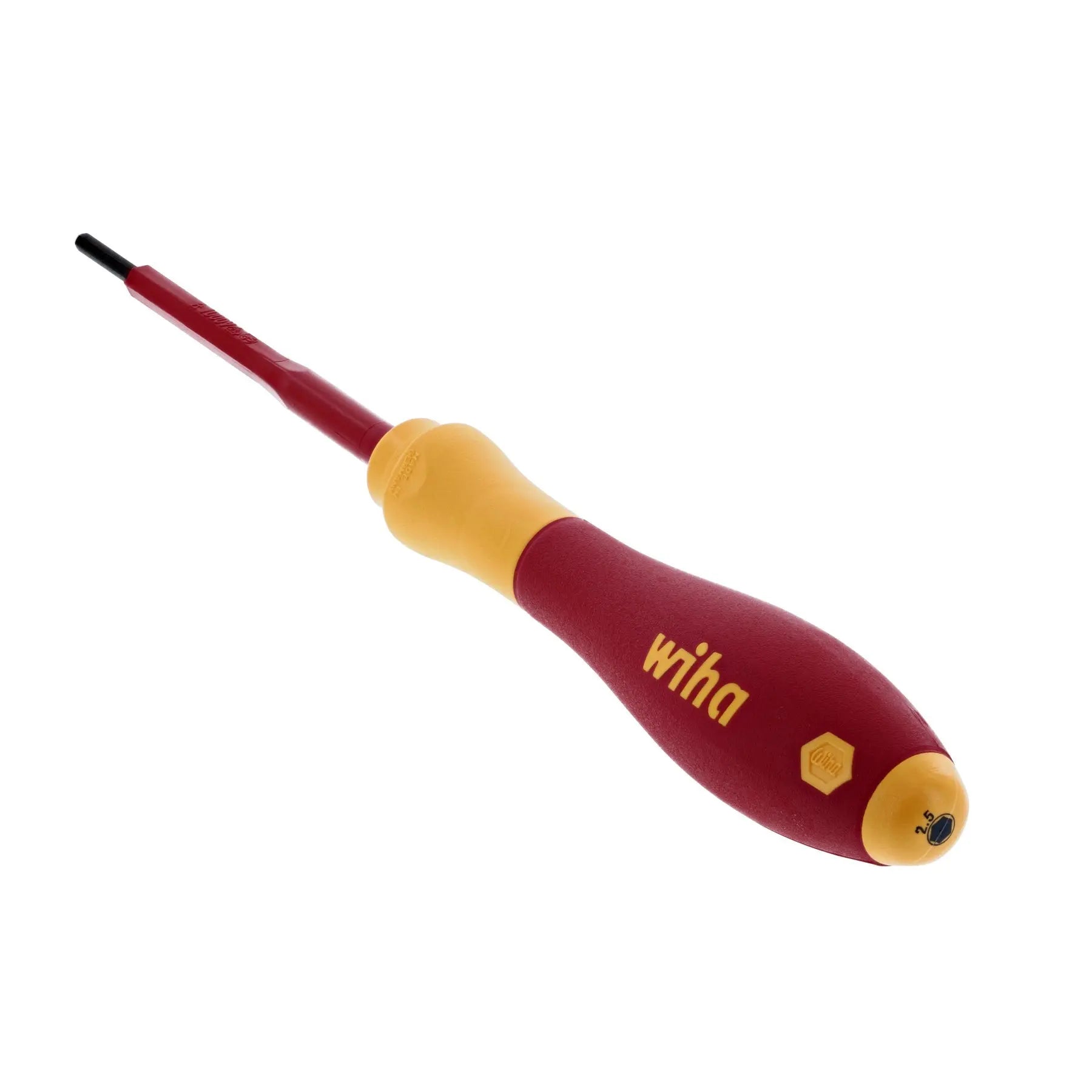 Wiha SoftFinish Insulated Hexagon Screwdriver, 2.5mm - WI 32300 Wiha