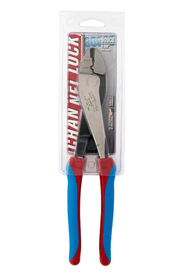 Channellock Code Blue Crimping Plier, 9.5 in - CL 909CB Pliers Channellock