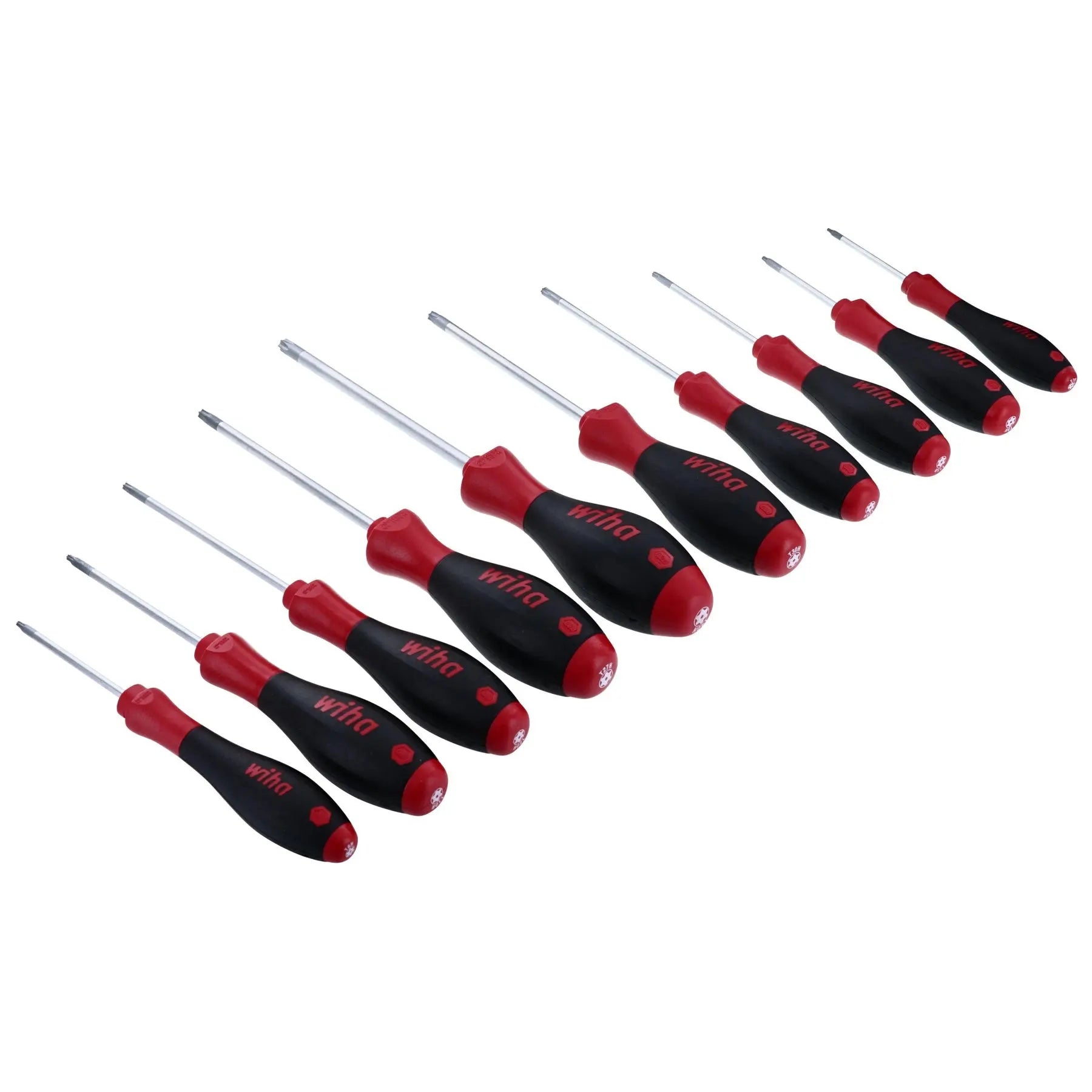 Wiha Set of 10 SoftFinish Security Torx Driver Handles - WI 36259 Wiha