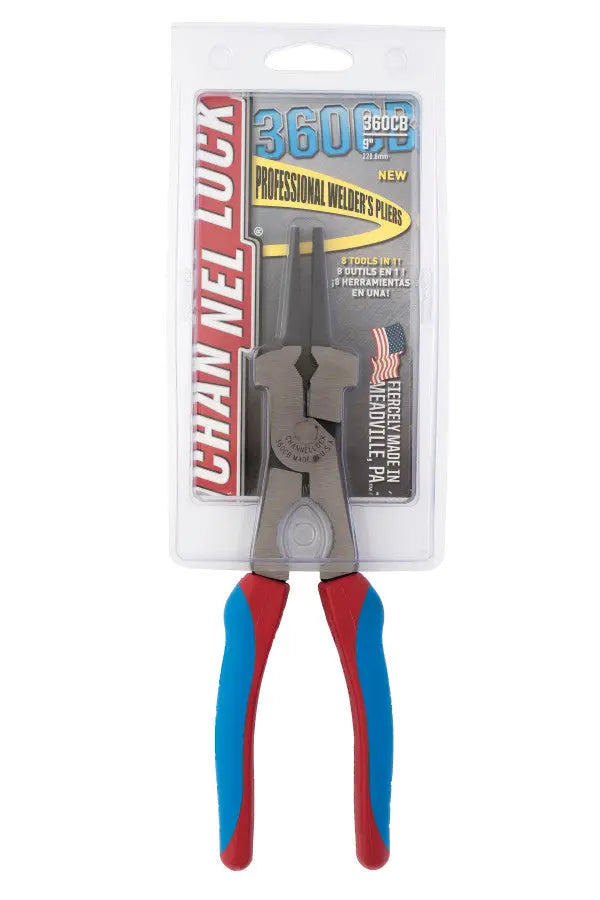 Channellock XLT Code Blue Welder's Plier, 9.03 in - CL 360CB Pliers Channellock