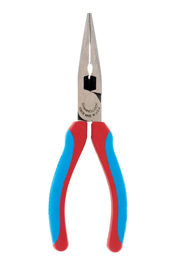Channellock Code Blue XLT Combination Long Nose Plier with Cutter, 6.54 in - CL 326CB Pliers Channellock