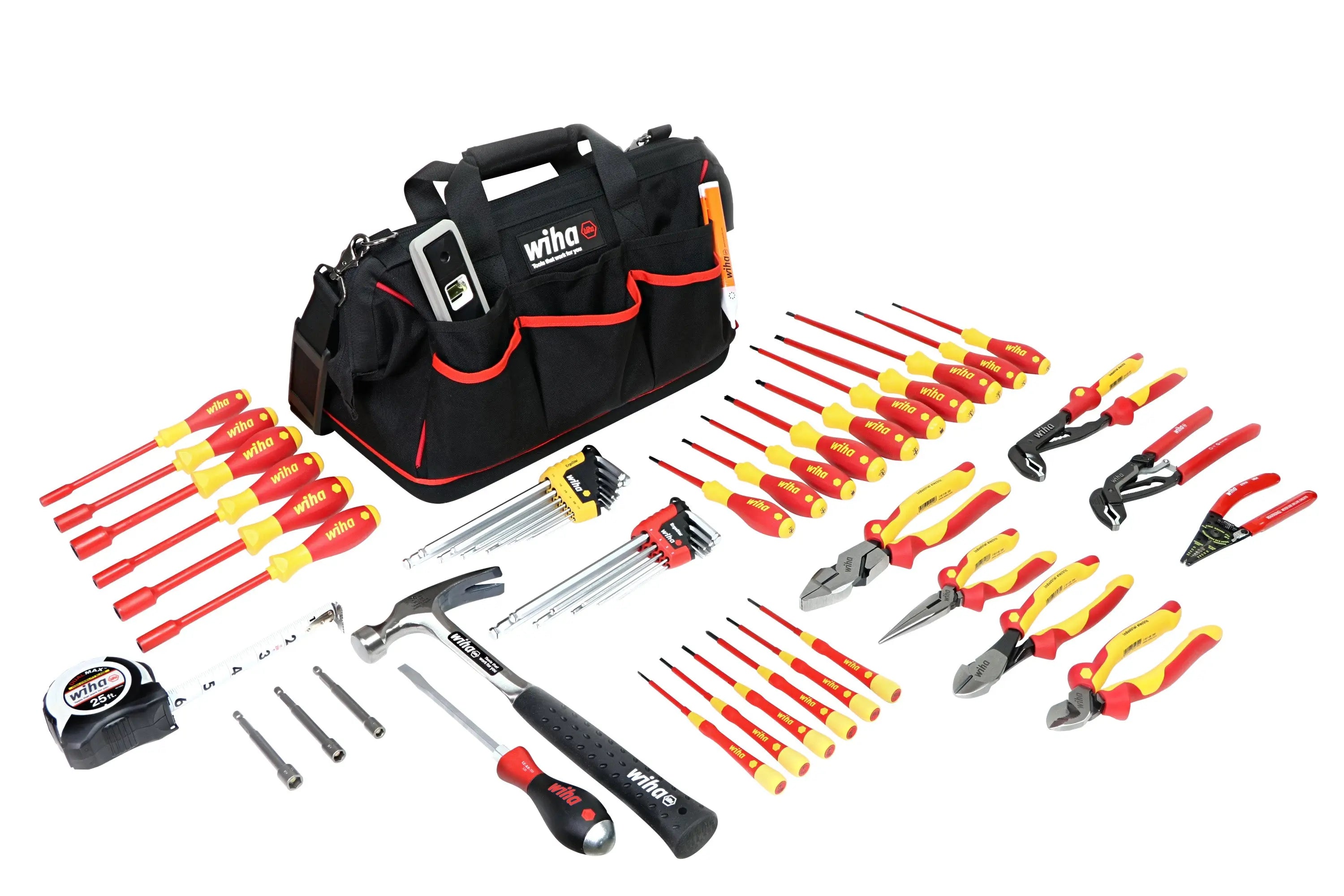 Wiha 32937, Insulated Master Electrician's Set 59Pc Wiha