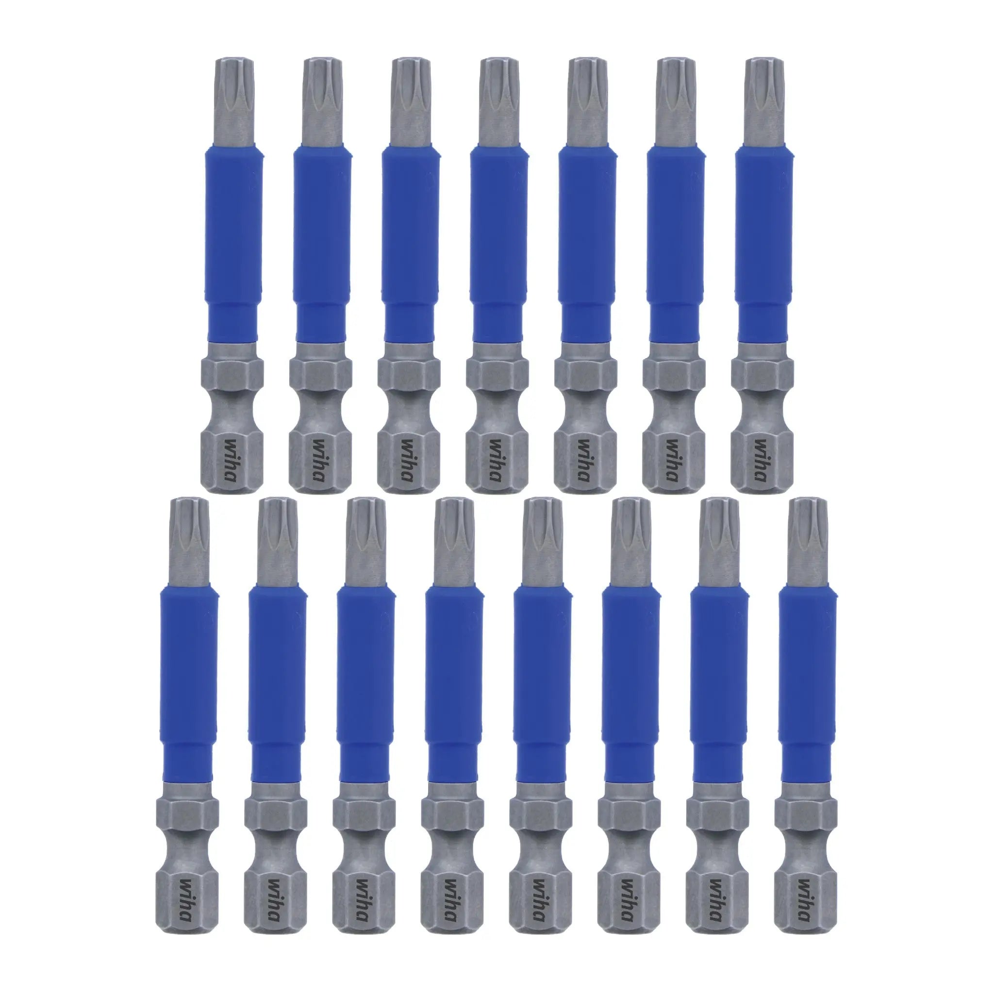 Wiha Set of 15 Terminator Blue Impact Bits, T25 x 2 in - WI 70260 Wiha
