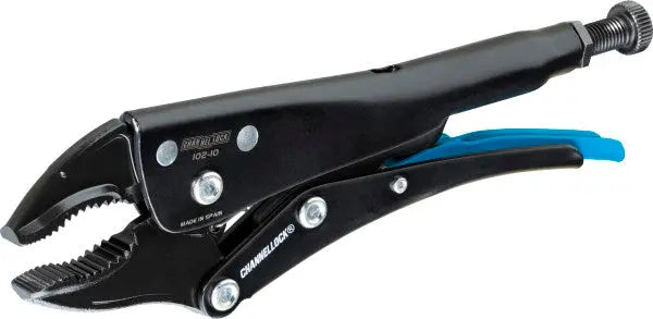 Channellock Curved Jaw Locking Plier with Cutter, 9.37 in - CL 102-10 Channellock