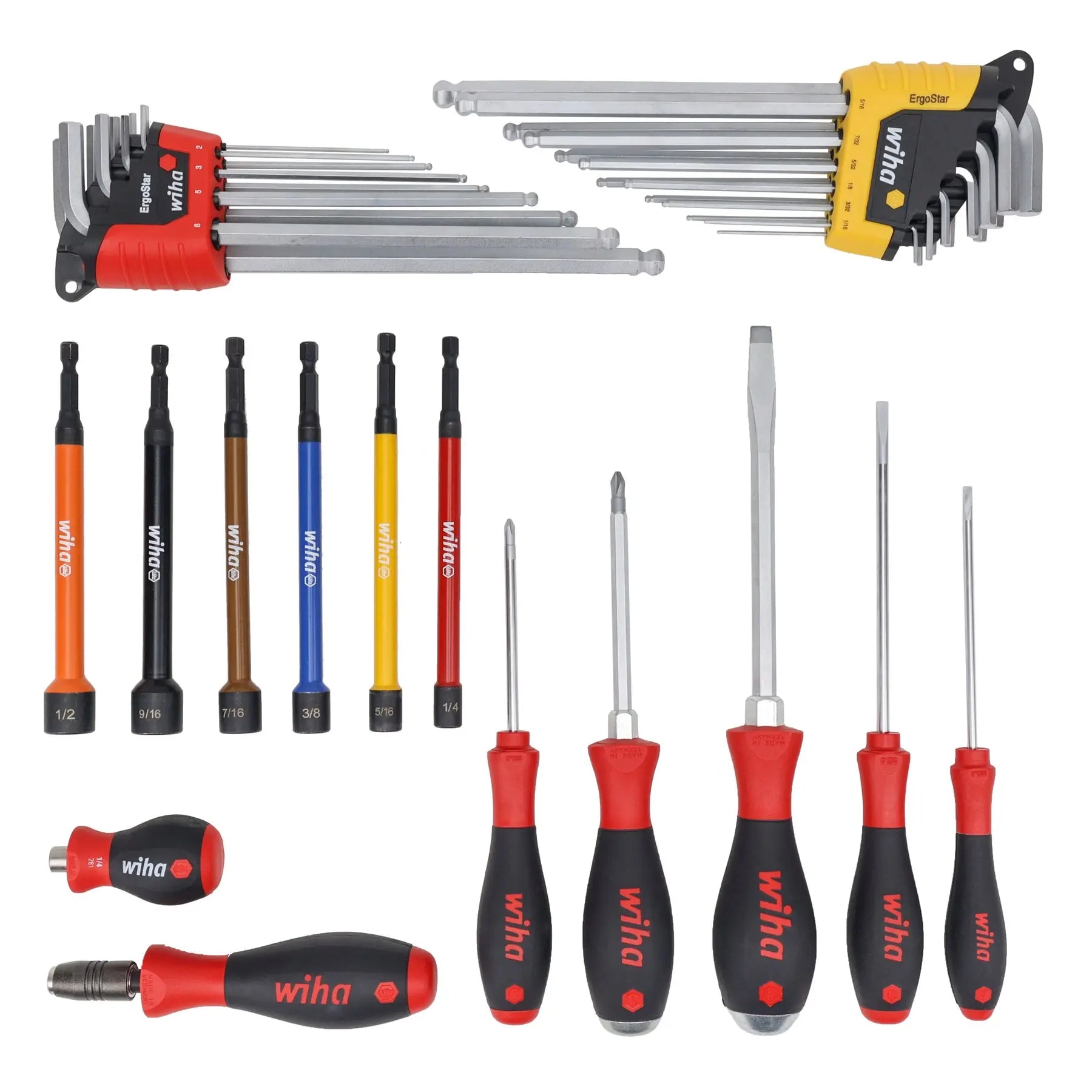 Wiha Set of 80 Industrial MRO Tool Kit with Heavy Duty Backpack - WI 91873 Wiha