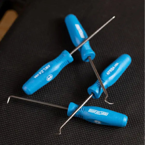 Channellock Set of 4 4-Sided Grip Precision Hook and Pick - CL HP-4H Channellock