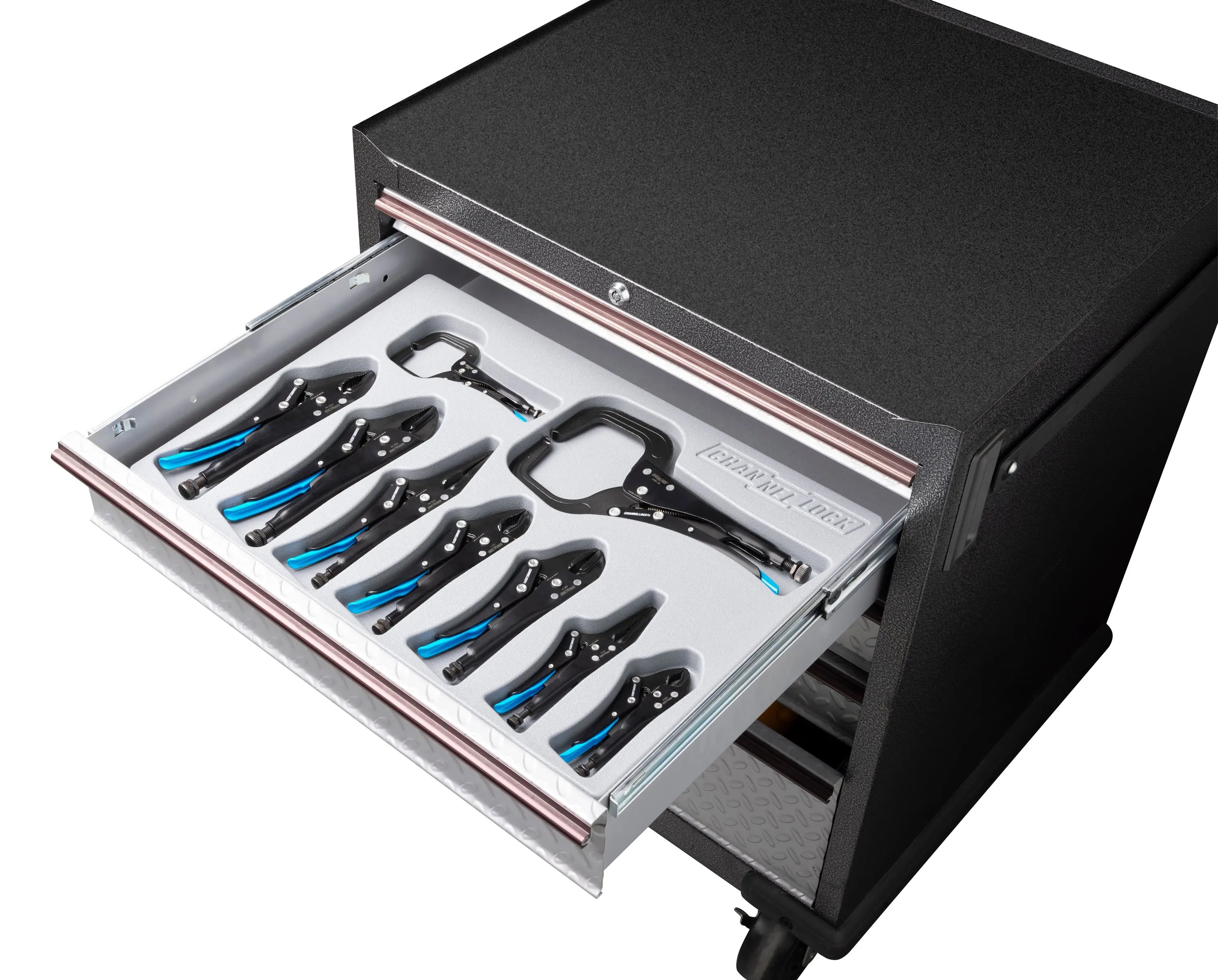 Channellock Set of 9 Locking Plier with Tray - CL PC-L1 Channellock