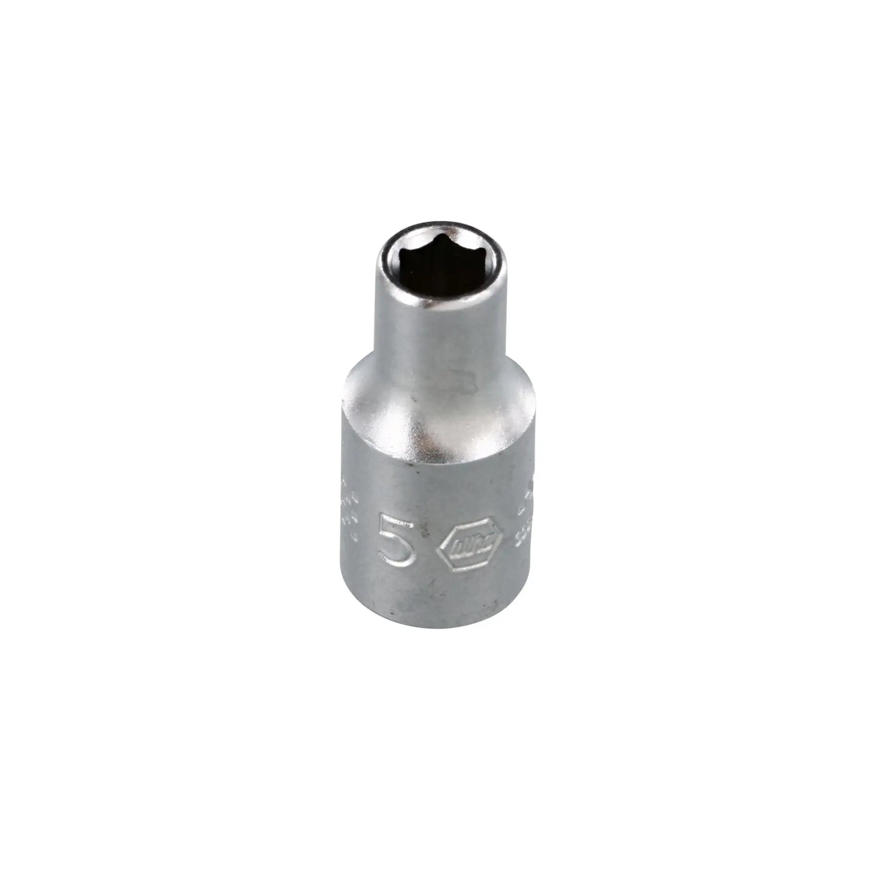 Wiha 33317, 1/4" Drive Socket, 6 Point, 5.0mm Wiha
