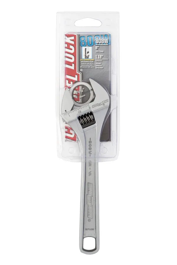 Channellock Chrome Adjustable Wrench, 8 in - CL 808W Adjustable Wrench Channellock
