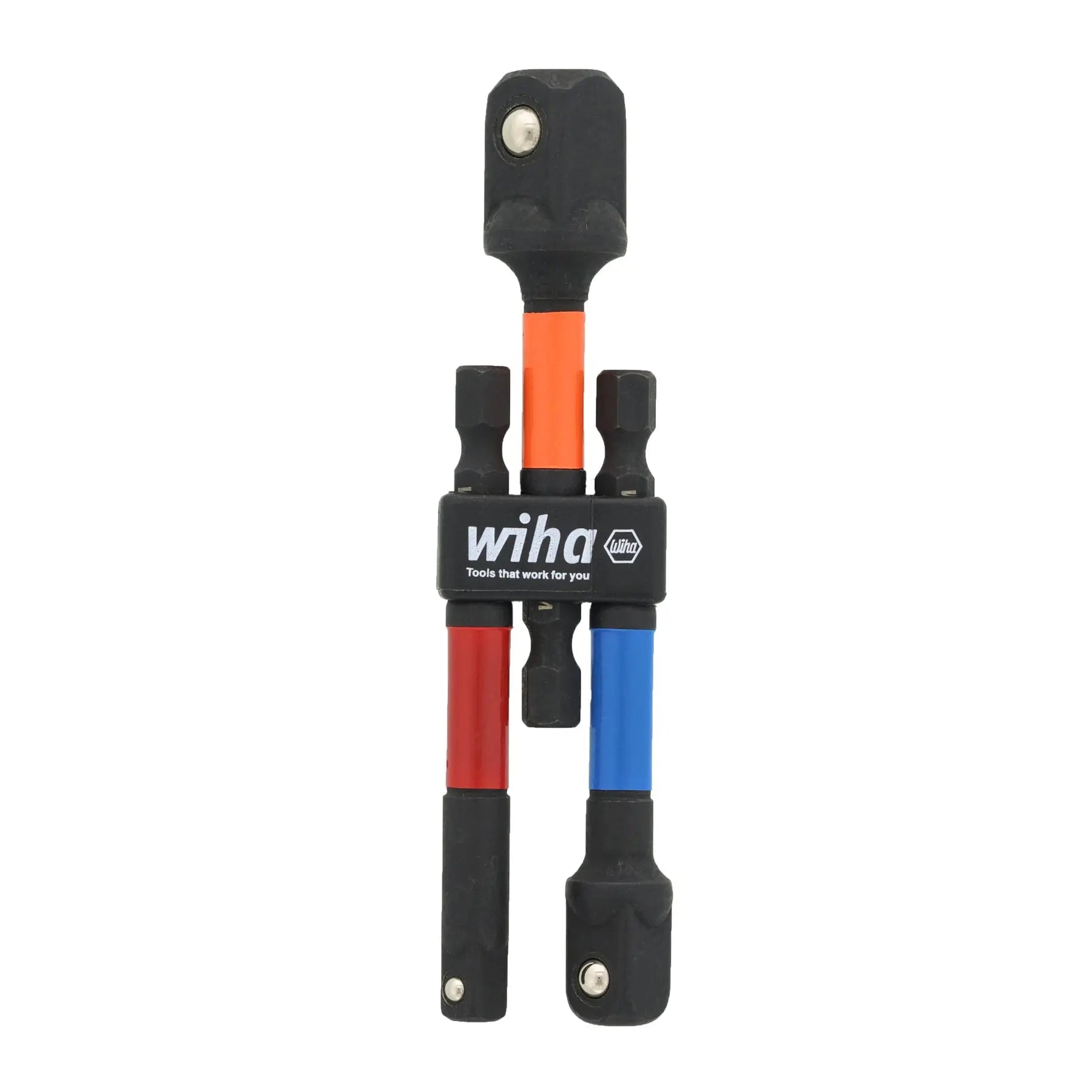 Wiha Set of 3 Color Coded Socket Adapters - WI 70488 Wiha