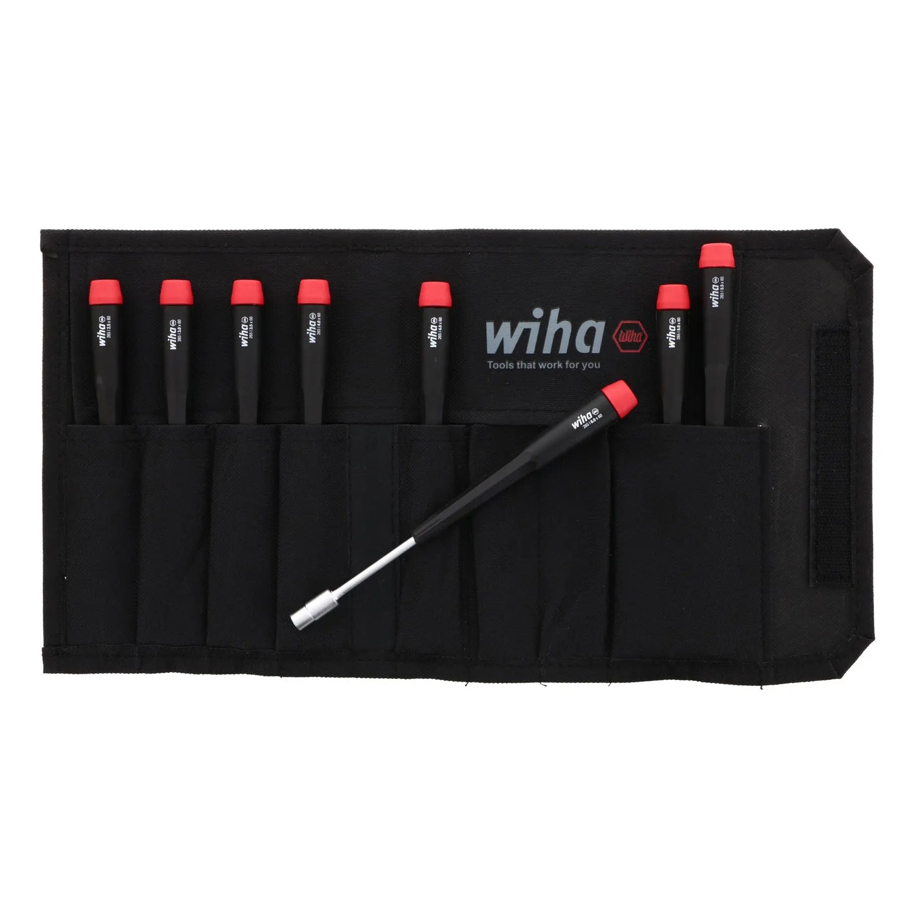 Wiha 26598, Precision Metric Nut Driver 8 Pc. Set Wiha
