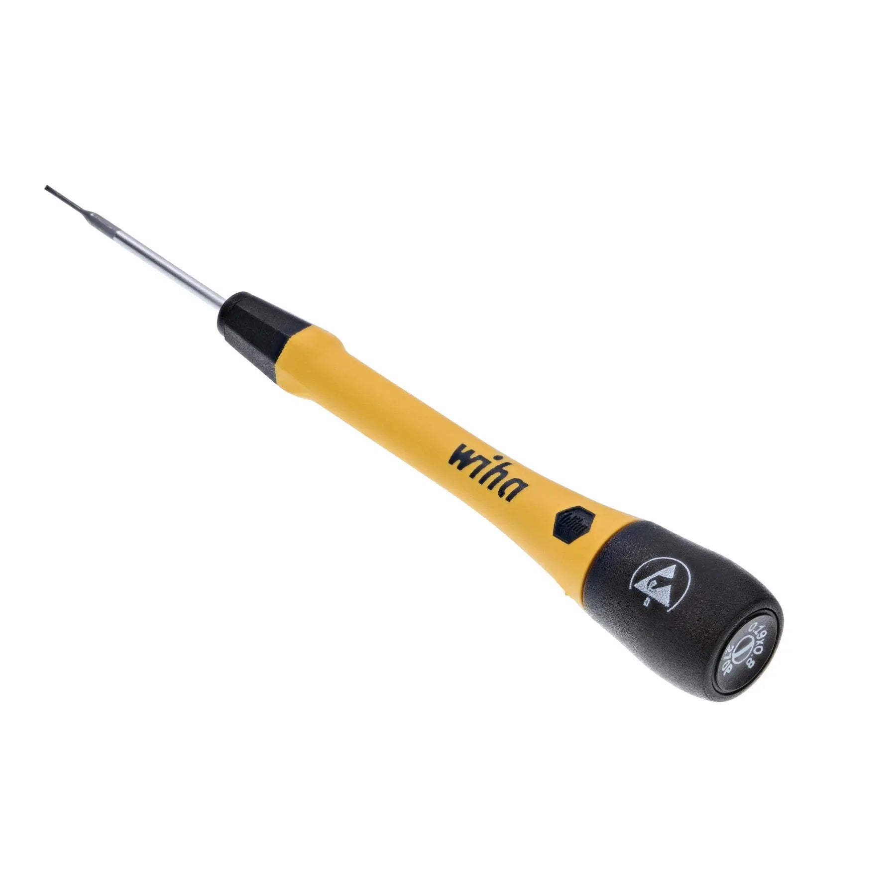 Wiha ESD Safe PicoFinish Slotted Precision Screwdriver, 0.8 x 40mm - WI 27270 Wiha
