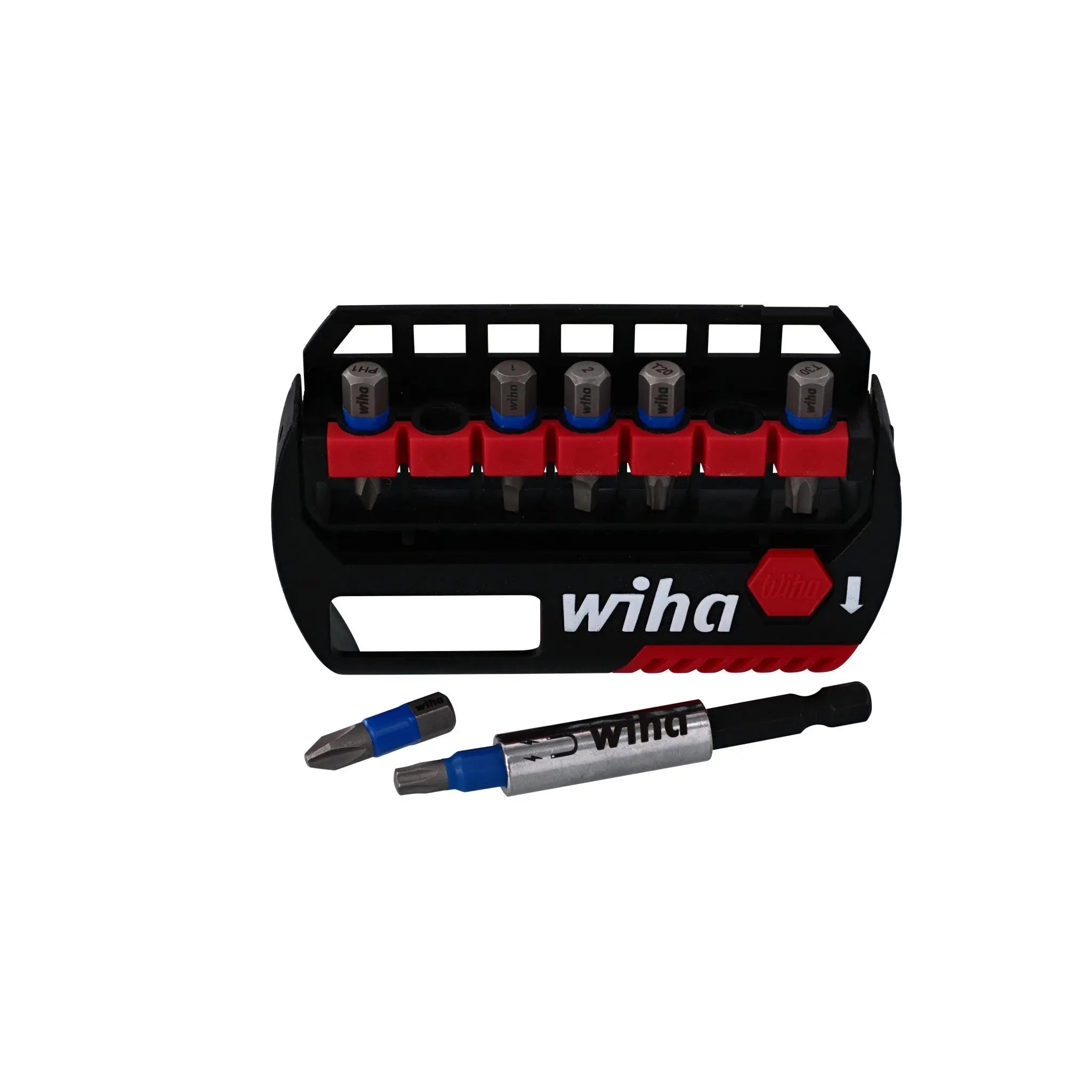 Wiha Set of 8 Terminator Blue Bit Buddy, 1 in - WI 70098 Wiha