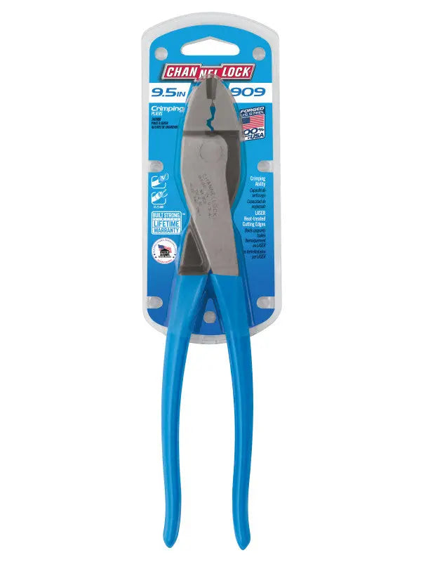 Channellock Crimping Plier, 9.5 in - CL 909 Channellock