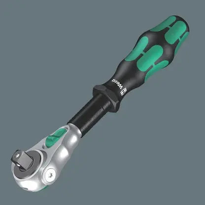 Wera Set of 8 MS1 Kraftform Kompakt Zyklop Metal Speed Ratchet, 1/4 in - WE 05135949001 