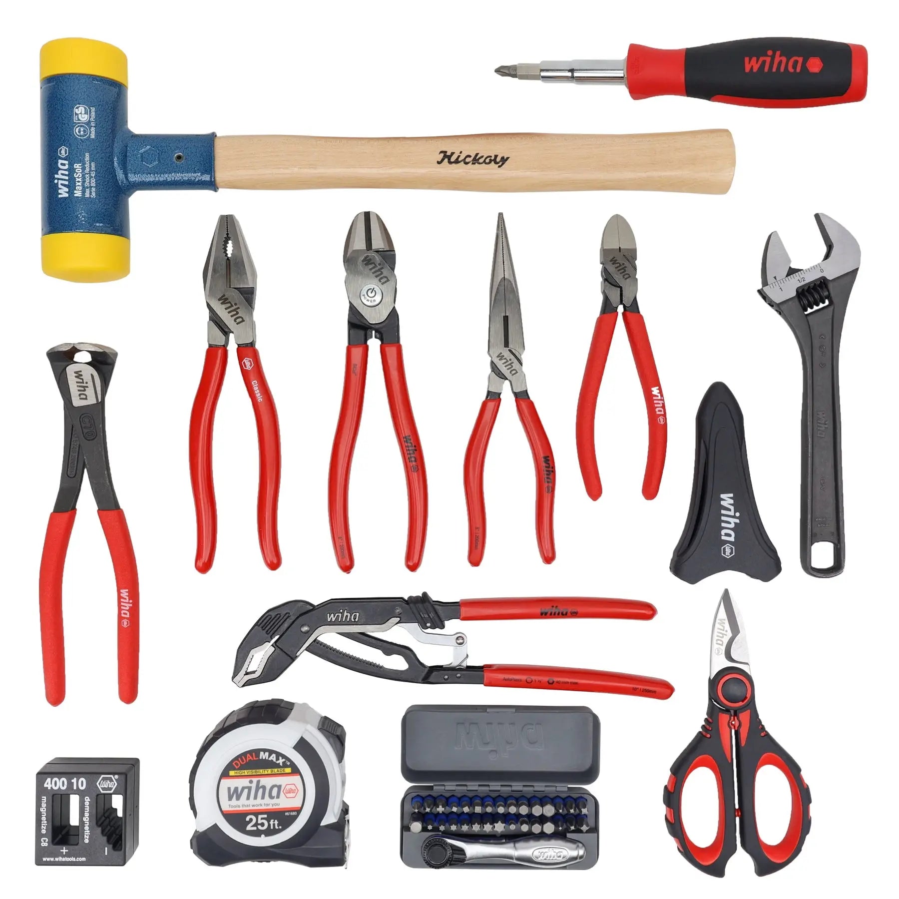 Wiha Set of 80 Industrial MRO Tool Kit with Heavy Duty Backpack - WI 91873 Wiha